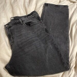 Abercrombie 90s straight ultra high rise